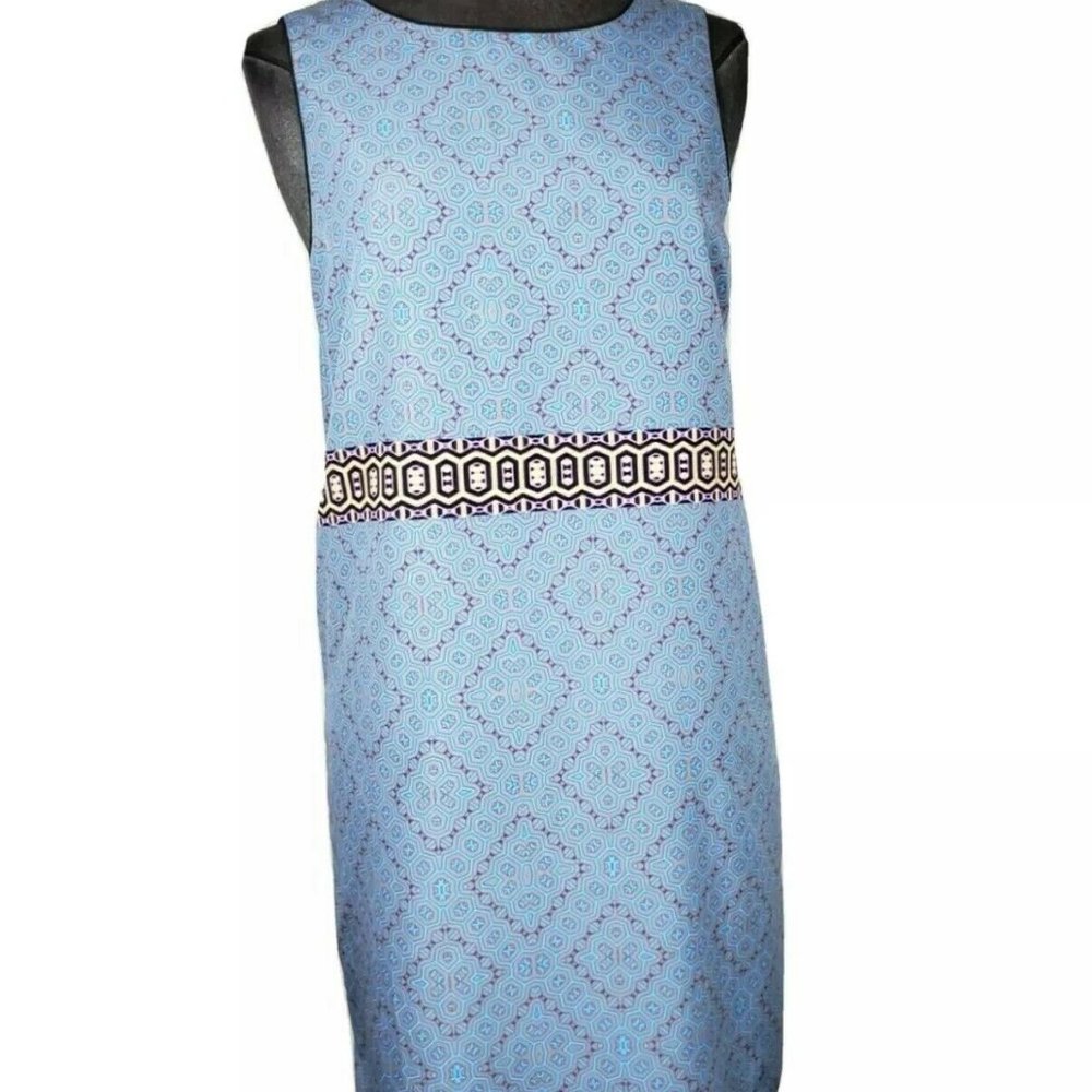 Joe Fresh Womens Blue Sleeveless Dress Size 10